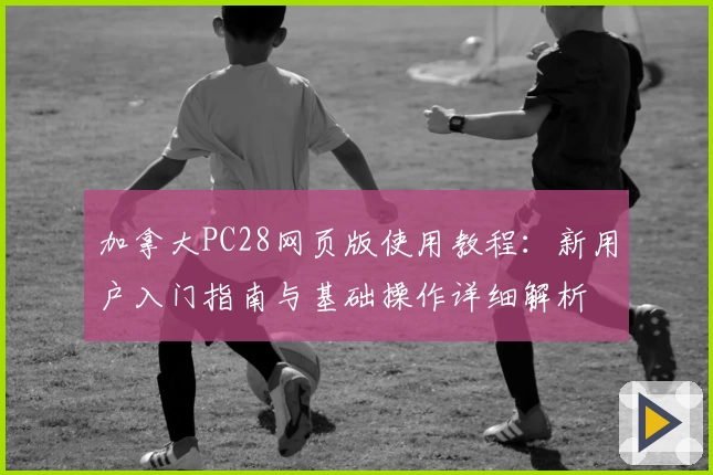 加拿大PC28网页版使用教程:新用户入门指南与基础操作详细解析