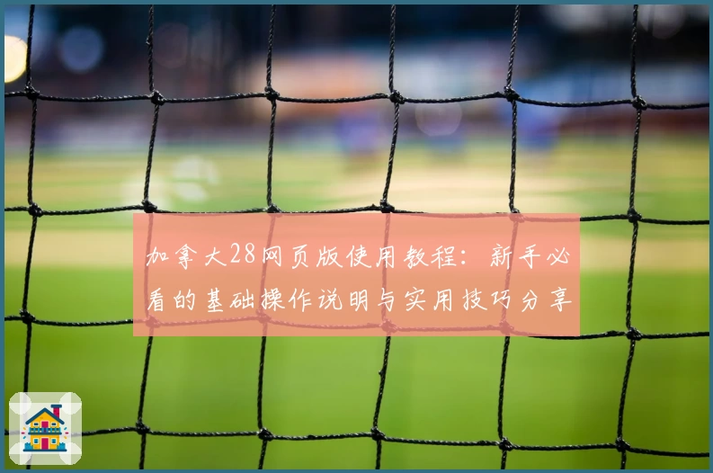 加拿大28网页版使用教程：新手必看的基础操作说明与实用技巧分享